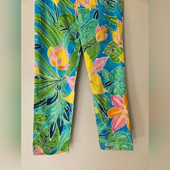 Ralph Lauren pant green tag colorful size 4 - Picture 3 of 7